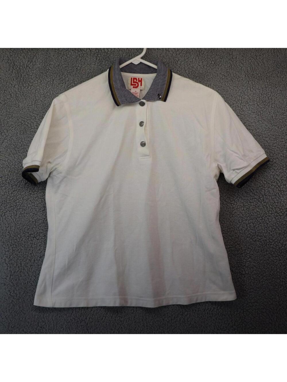 Women Medium Polo Top Shirt Golf Outdoor LBH USA